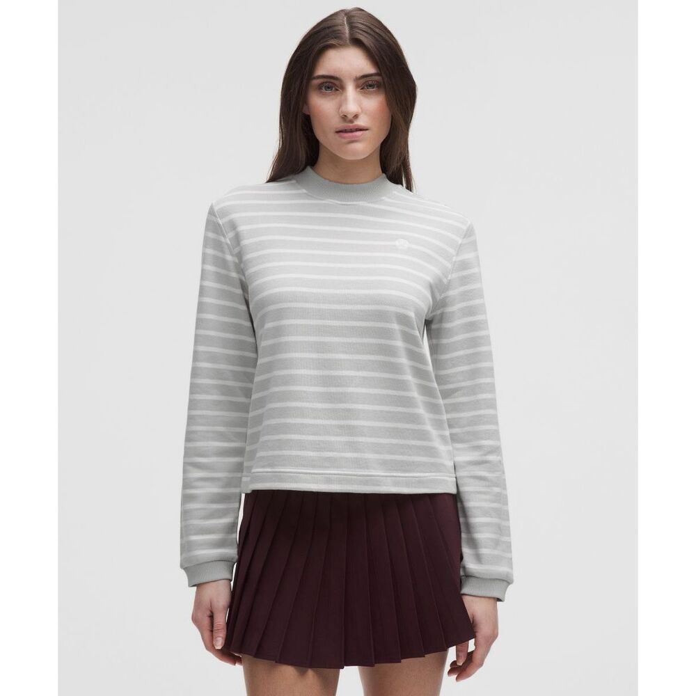 Lululemon Cotton French Terry Crewneck Pullover Size 4